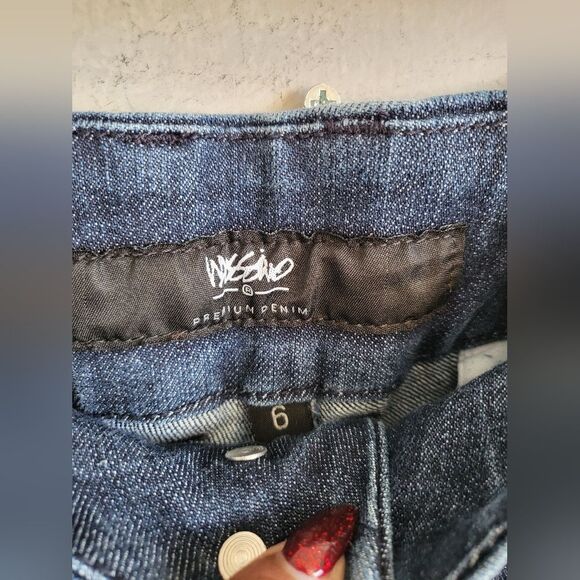 Mossimo Dark Wash Low Rise Bootcut Jean Trouser Sz 6 VTG - Picture 5 of 11